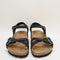 Womens Birkenstock Kumba Soft Footbed Sandals Black Nubuck Uk Size 4.5