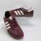 adidas Samba OG Trainers Snake Print Maroon Cream White Gold Metallic