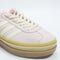 adidas Gazelle Bold W Trainers Clear Pink Cream White Gold Metallic - UK Size 4