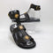 Womens ALOHAS Clarissa Sandal Black Leather