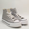 Converse All Star Lift Hi Platform Trainers Grey Area White Black Uk Size 5