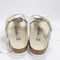 Womens BIRKENSTOCK Gizeh Flowers Toe Thong Sandals White