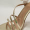 Womens Office Hannah Strappy Heeled Sandals Gold Uk Size 5