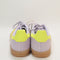 Womens Adidas Gazelle Indoor Silver Dawn Solar Yellow Gum Uk Size 7