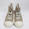 Kids Converse All Star Hi 1Vlace Trainers Vintage Cargo Egret