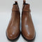 Womens Office Abloom Trim Detail Ankle Boots Tan Leather Uk Size 5