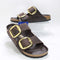 Womens BIRKENSTOCK Arizona Big Buckle Sandals Habana Hex Leoi