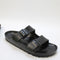 Odd sizes - Womens Birkenstock Arizona Two Strap Black Eva Uk Sizes Right 5.5 EU 39/Left 5 EU 38