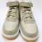 Odd sizes - Nike Air Force 1 Mid 07 Limestone Rattan Summit White Gum Yellow Uk Sizes Right 9/Left 10