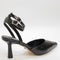 Womens Office Miller  Buckle Detail Strappy Court Heels Black