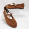 Womens OFFICE Sl Fifi  Single Strap Mary Jane Ballet Tan