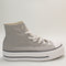 Converse All Star Lift Hi Platform Trainers Grey Area White Black Uk Size 5