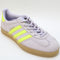 adidas Gazelle Indoor Silver Dawn Solar Yellow Gum Uk Size 6