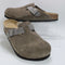 Mens BIRKENSTOCK Boston Clogs M Concrete Gray Contrast