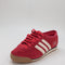 adidas Italia 70S Trainers Red Cream White Silver Metallic UK Size 4