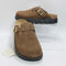 Womens BIRKENSTOCK Boston Chunky Clogs Dark Tea
