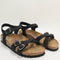Womens Birkenstock Kumba Soft Footbed Sandals Black Nubuck Uk Size 4.5