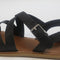 Womens Toms Sicily Sandal Black Leather Uk Size 4