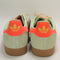 adidas Gazelle Trainers Semi Green Spark Solar Orange Gum Uk Size 5