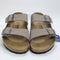 Mens BIRKENSTOCK Arizona Two Strap Sandals Grey Taupe Bfbc