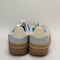 adidas Gazelle Bold W Trainers Clear Sky Cream White Gold Metallic Uk Size 4