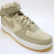 Odd sizes - Nike Air Force 1 Mid 07 Limestone Rattan Summit White Gum Yellow Uk Sizes Right 9/Left 10