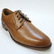 Mens Office Marty Plain Toe Derby Shoes Tan Leather Uk Size 7