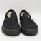 Odd Sizes - Vans Classic Slip On Black Mono - UK Sizes Right 11/Left 10