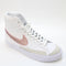 Odd Sizes - Nike Blazer Mid '77 Gs White Pink Glaze - UK Sizes Right 4/Left 5