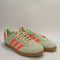 adidas Gazelle Trainers Semi Green Spark Solar Orange Gum Uk Size 5