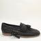 Mens Office Clapham Tassel Woven Loafers Black Leather Uk Size 8