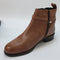 Womens Office Abloom Trim Detail Ankle Boots Tan Leather Uk Size 5