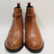 Womens Office Abloom Trim Detail Ankle Boots Tan Leather