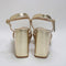 Womens OFFICE Helix Two Part Platform Heeled Sandals Gold