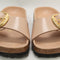 Womens Birkenstock Madrid Big Buckle High shine New Beige - UK Size 5