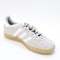 adidas Gazelle Indoor Trainers Grey Two White Gold Metallic Uk Size 5