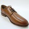 Mens Office Marty Plain Toe Derby Shoes Tan Leather Uk Size 7