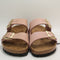 Womens Birkenstock Arizona Two Strap Soft Pink Nubuck Uk Size 5.5