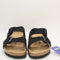 Womens Birkenstock Arizona Two Strap Suede Black Uk Size 5