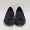 Womens Office Fond Tassel Loafers Navy Suede