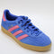 Womens Adidas Gazelle Indoor Trainers Blue Bliss Pink Gum Uk Size 3