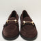 Womens Office Fountain Snaffle Trim Loafers Brown Suede Uk Size 5