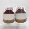 ALOHAS Tb490 Rife Sneakers White Burgundy Leather