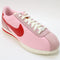 Nike Cortez Trainers Medium Soft Pink Fire Red Sail Team Orange Uk Size 5.5