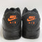 Nike Air Max 90 Trainers Black Black Safety Orange
