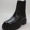 Womens Office Ace Cleat Sole Chelsea Boots Black Leather Uk Size 7