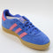 Womens Adidas Gazelle Indoor Trainers Blue Bliss Pink Gum Uk Size 3