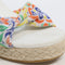Womens Toms Marisela Wedge Sandals Mediterranean Jacquard Uk Size 7