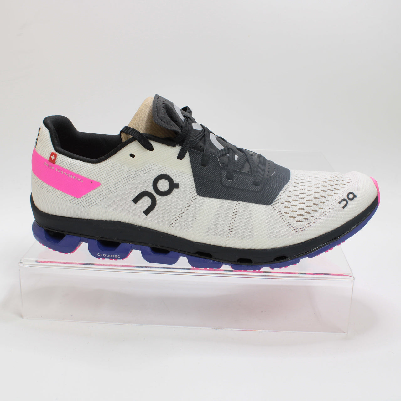ON Cloudflash Trainers White Indigo  UK Size 7.5