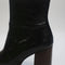 Odd sizes - Womens Office Arlo Heelo Platform Boots Black Leather UK Sizes Right 5/Left 4